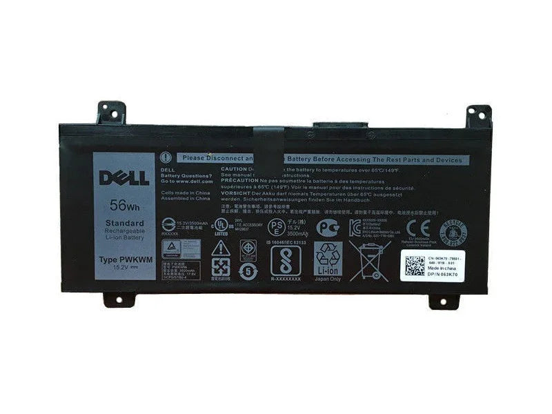 PWKWM Genuine Dell Inspiron 14 Series, Inspiron 14 7000, Inspiron 14-7000, P78G Laptop Battery - eBuy UAE